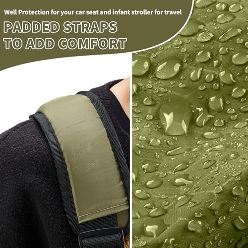MOYAQI Stroller Travel Bag for Airplane (live Green)