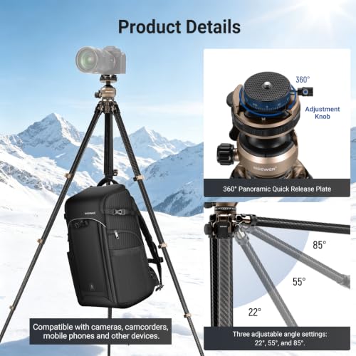 LITETRIP LT39 Carbon Fiber Travel Tripod