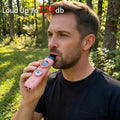 Multifunctional Survival Emergency Whistle for Kids with Compass Hiking Survival (pink2pcs)
