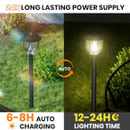 Solar Pathway Lights Long Battery Life (Warm White / 10 Pack)