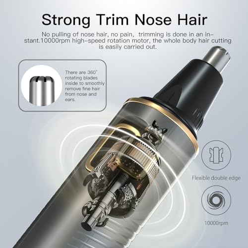 Nose Hair Trimmers for Men (Grey)