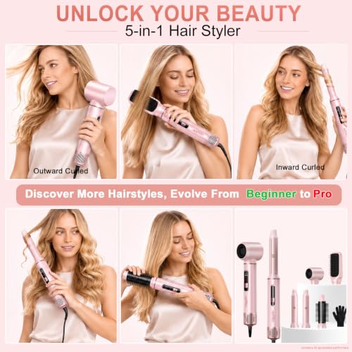 5 in 1 air Styler (Coral)