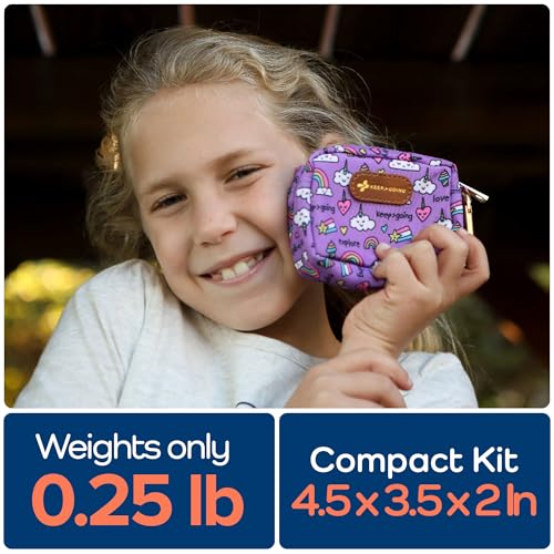 KeepGoing Travel First Aid Kit Kids (PurpleRainbow)