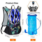 Lightweight Hydration Backpack (Blue Print2)