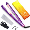 Pro Twist Flat Iron Curling Iron in One (Purple)