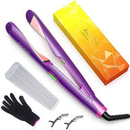 Pro Twist Flat Iron Curling Iron in One (Purple)