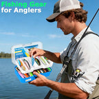 Fishing Rod with 137PCS Lures (Rod Combo & 137 Tackle Kit / 1.8m 5.91ft)