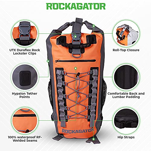 Hydric Waterproof Backpack Floating Dry Bag Backpack (Grey / 40 L)