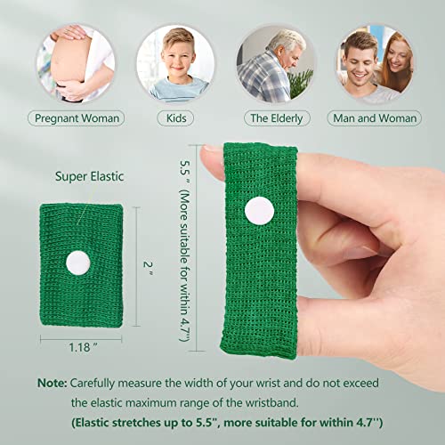Motion Sickness Wristband (Color-c / 6 Pairs-Regular)