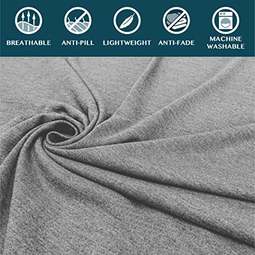 Travel Blanket Airplane Compact Pillow with Bag for Flights (Gray / 65 x 40 inches)