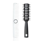 2Pcs Professional Barber Comb, Spinner Wide Tooth Hair Comb Anti Static Cutting Comb, Barbers Styling Curly Parting Set for Men and Women All Hair Types (White)