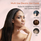 Electric Hot Comb for Lace Front Wigs (Rose Gold)