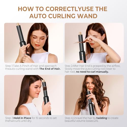 5 in 1 Blow Dryer Brush Set (Black)
