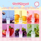 Beetles Fruit Magnet Cat Eye Gel Nail Polish Set (A - Pink Red Green | Silent Meditation)