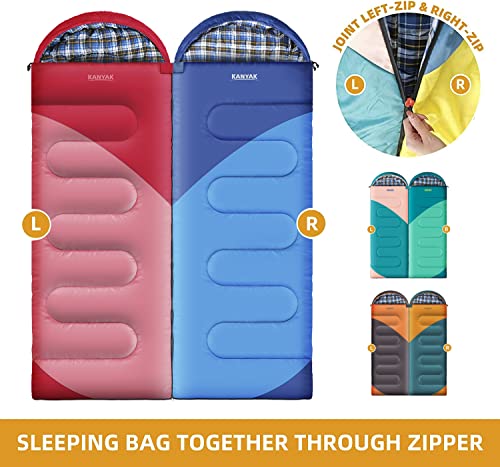 Camping Sleeping Bag (Red)