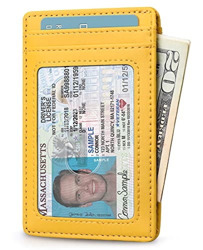 Mens Slim Wallet (Seattle Yellow)