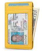 Mens Slim Wallet (Seattle Yellow)