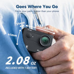 EK7000 4K30FPS 20MP WiFi Action Camera with EIS Ultra HD 131FT Waterproof Underwater Camera Remote Control 4X Zoom Support External Microphone Black (Black)