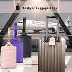 Leather Luggage Tags for Suitcases (Mix 01)