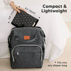 Portable Diaper Changing Pad (Black Geo)