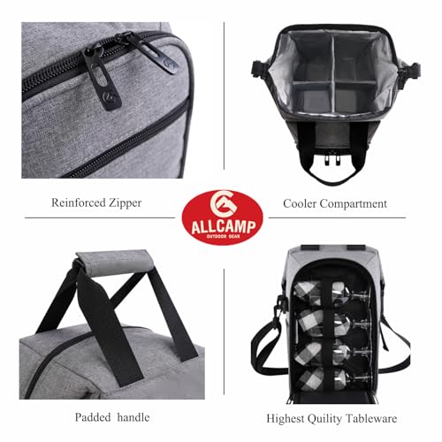 4 Bollte Wine Bag (4 Bottle / Ash Gray)