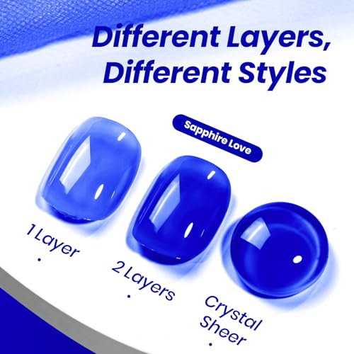 beetles Royal Blue Gel Nail Polish (Creme Blue | Sapphire Love)