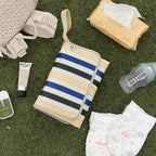 Portable Diaper Changing Pad (Retro Stripes)