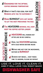 BURNOUT Temperature Regulating Travel Mug 12 oz Red (Red)