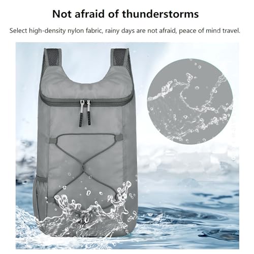 16L Foldable Hiking Backpack (Gray)