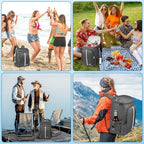 Cooler Backpack for Women Men (Grey)