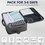 45L Travel Backpack (Grey / 17.3 inch (21"x13"x9"))