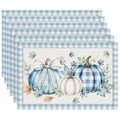 Fall Placemats Set of 6 (Blue Pumpkin)