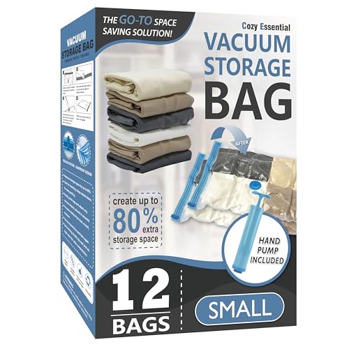 Vacuum Storage Bags with Hand Pump (Small)