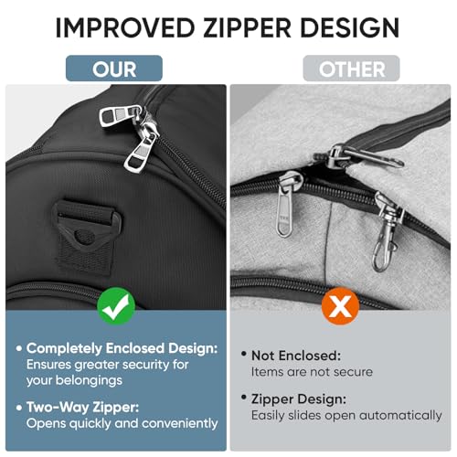Garment Bags for Travel (Pure Black)