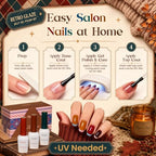 Beetles Jelly Gel Nail Polish Set (A - Brown Red Orange | Retro Glaze)