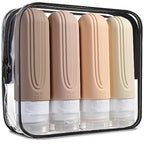 Travel Bottles for Toiletries (Cream)
