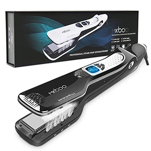 Hair Straightener with Steam (Black)