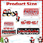 Christmas Tiered Tray Decor Set (Penguin)
