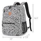 26L Backpack for College (Snow Leopard / 16.5 Inch)
