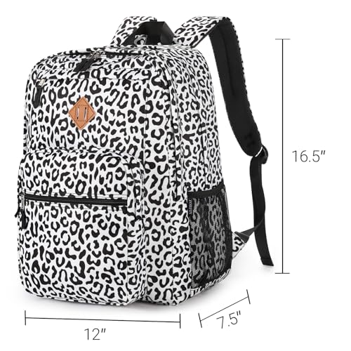 26L Backpack for College (Snow Leopard / 16.5 Inch)