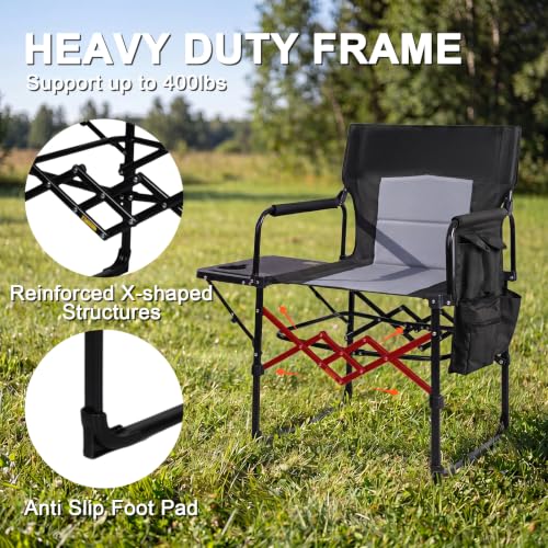 Director Chairs for Outdoor (Mesh Black)