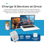 European Plug Adapters Combo (paper white)