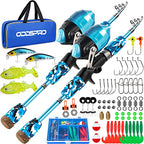 Kids Fishing Pole (Blue&Blue / 4.92 ft)