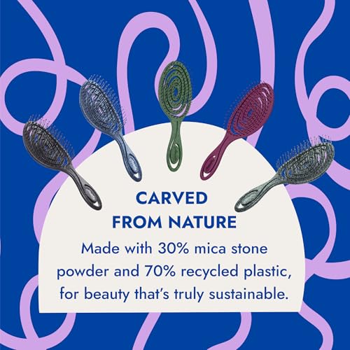 Detangling Hair Brush (Plum / Regular)
