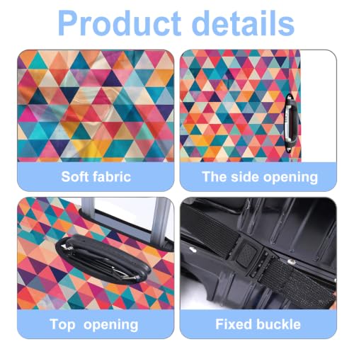 Triangle Luggage Cover Washable Suitcase Protector Anti (Triangle / S(20-22inch suitcase))