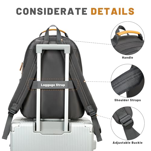 Waterproof Travel Backpack for Adults (Beige)