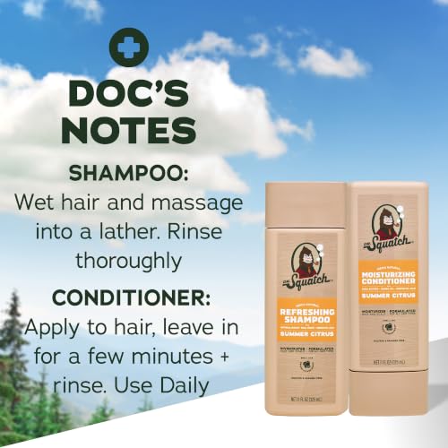 Men's Natural Shampoo and Conditioner Set