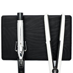 Heat Resistant Station Mat for Hair Straightener (1 Pack (Black, 10.75"x6.75"))