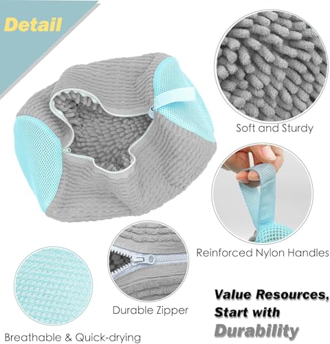 Shoe Washing Machine Bag (Light Grey)