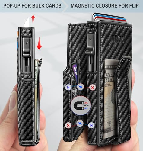 Wallet for Men (Carbon Fiber Black021)